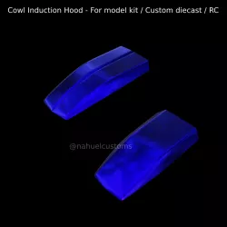 Cowl Induction Hood - For model kit / Custom diecast / RC