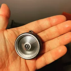 Custom Vw Wheel Keychain