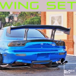 Customizable Wing SET for R/C and Diecast