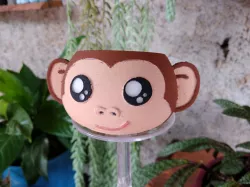 CUTE MONKEY VASE PLANTER
