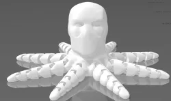 Deadpool Articulated Octopus