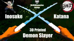 Demon Slayer - Inosuke Katana - 1:1 Scale