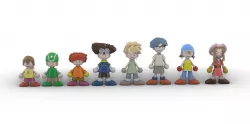 Digimon Adventure Piedmon Keychain Digi-Destined