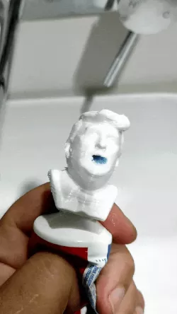 Donald Trump toothpaste cap dispenser