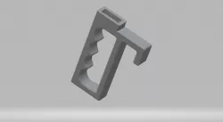 Door opener and latch handle