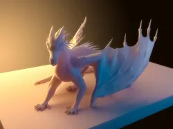 Dragon of Ice Tribe from Wings of Fire
