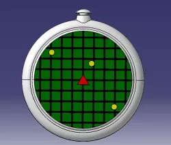Dragon Radar keychain