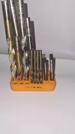 DRILL HOLDER Holds 23 different drill sizes