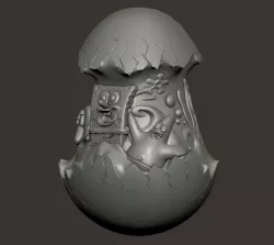 Easter Egg with Spongebob SquarePants characters