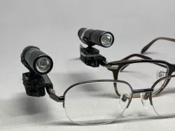 EDC Flashlights Holder for Glasses V2 ( Ball Jointed )