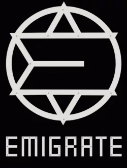 emigrate logo band