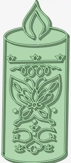 Encanto cookie cutter candle