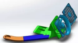 Ender3 V2 silent 120mm fan for power supply and motherboard