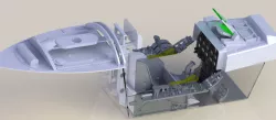 F86 Sabre jet Complete Cockpit STL FILES ONLY