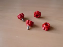 Fixing screw add-on heads for the Sculpfun S6/S9 laser unit, in OpenSCAD