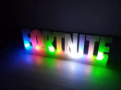 fortnite logo led lamp
