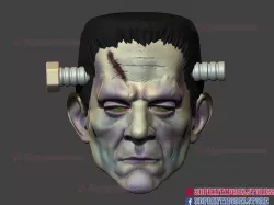 Frankenstein Cosplay Mask - Monster Halloween Helmet