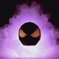 Gastly Low Poly Vapor Decoration