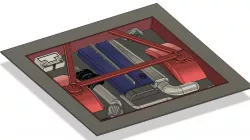 generic rc 1:10 engine bay JDM