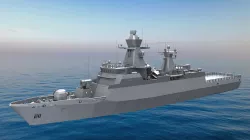 GERMAN K-130 BRAUNSCHWEIG CLASS CORVETTE 3D PRINT READY