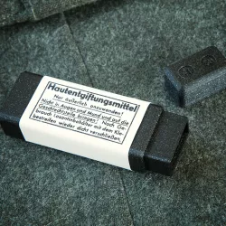 German WW2 Decontamination Box With Label