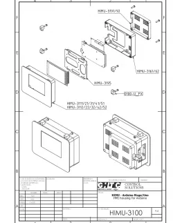 GHLTEC ARDUINO MEGA ELECTRONIC HMI CASE HIMU-3100