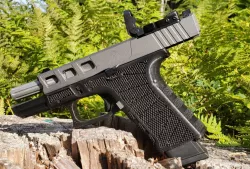 Glock 19 Frame Web Stipple