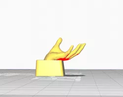Grasping Hand Keycap 3d Print (NOT articulated)