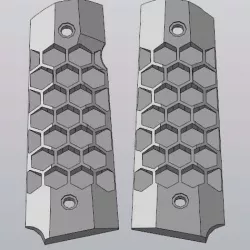 Grips HONEYCOMB for WE/KJW GBB pistol 1911