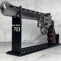 Gun Heaven Revolver 8 Inch Super Sport Long 703 Gun Display Stand
