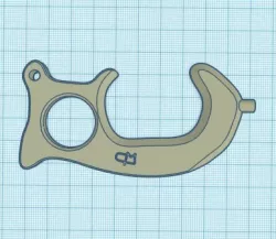 Handle and button