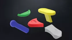 HANDLES FOR 3D PRINTED DENTAL IMPRESSION TRAYS