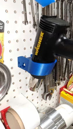 Heat Gun Pegboard Holder