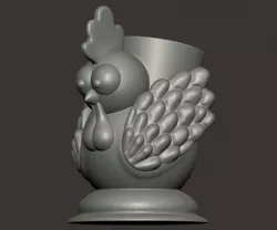 Hen Shaped Storage compartment