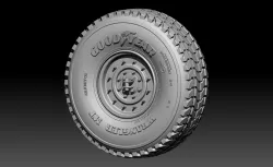HMMWV (Humvee) Wrangler MT wheels
