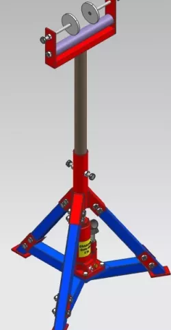 Hydraulic In-feed Out-feed Support Roller