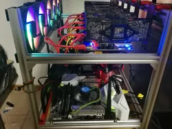 IncrediRig 6 GPU Mining Rig Veddha Style