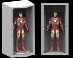 Iron Man House Party Protocol Hall of Armor 3d Printable stand STL