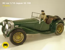 Jaguar SS 100 - RC model 1/10