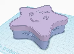 KAWAII STAR-SHAPED BOX JEWELRY BOX