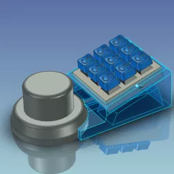 Keyboard for a 3DConnexion Space Mouse