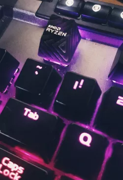 Keycap "esc" Ams Ryzen Wave Design