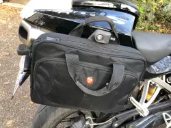 Laptop bag adapter (or other) for BMW R1200S case holder