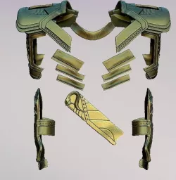 Loki armor  New York 3D Model