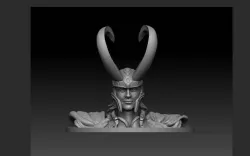 LOKI BUST FROM AVENGERS MARVEL MCU
