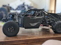Losi Baja Rey Dual Spare Tire Carrier / Chassis Braces