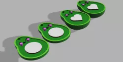 Love avocados February 14 (Valentine's Day 3d)