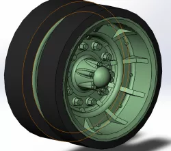 M60 Tank cast wheels