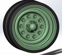 M60 Tank late steel wheels