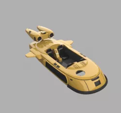 Mandalorian Speeder 'latest model' for Vintage Astromech